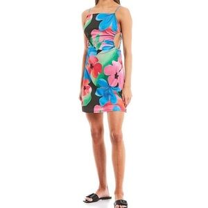 GIANNI Bini cut out floral dress size Small